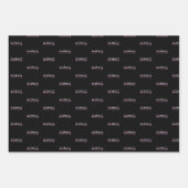 Minimale boogschieten - Roze Arch Inpakpapier Vel (Voorkant 2)