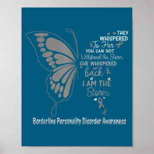 Minimale Borderline-persoonlijkheidsstoornis ik be Poster