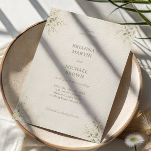Minimale Botanische Elegantie Kaart