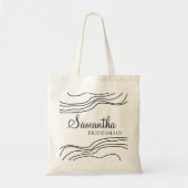 Minimale bridesmaïde Canvas tas (Voorkant)