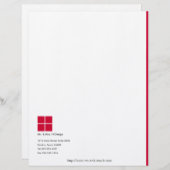 Minimale briefhoofd met eenvoudige Logo (Voorkant / Achterkant)