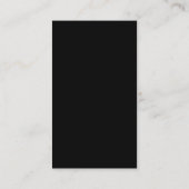 Minimale bruiloft Eenvoudige QR Black RSVP Informatiekaartje (Achterkant)