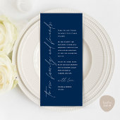 Minimale bruiloft Plaats instelling Hartelijk dank Programma