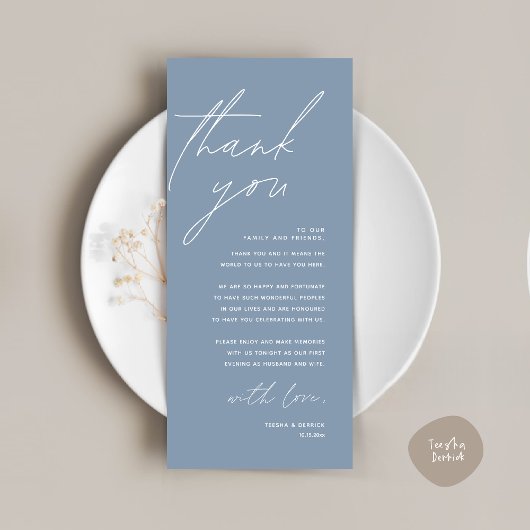 Minimale bruiloft Plaats instelling Hartelijk dank Programma