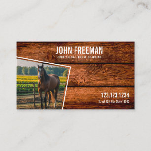 Minimale Bruine Paard Foto Paardensport Visitekaartje