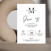 Minimale Business Event van Black & White Gala Par