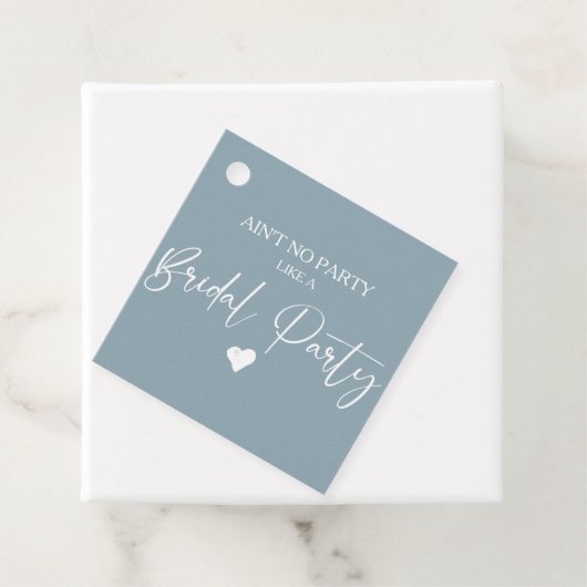 Minimale Calligrafie Bridal Party Bedankjes Labels (In situ)