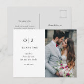 Minimale chique | Zachte foto dank u Briefkaart (Voorkant / Achterkant)