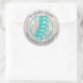Minimale Chiropractor Bedankt Sticker (Tas)