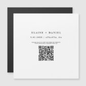 Minimale code van het Manuscript QR sparen de Magn (Voorkant / Achterkant)