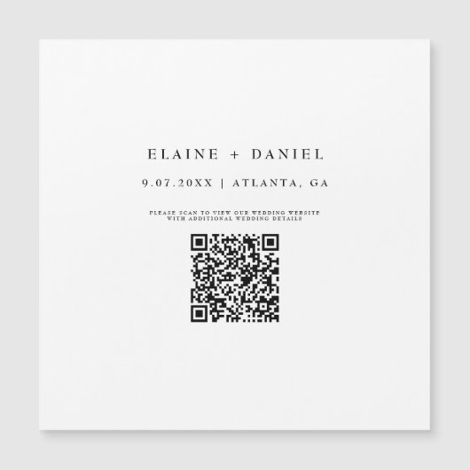 Minimale code van het Manuscript QR sparen de Magn (Voorkant)