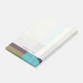 Minimale contemporay-schildering met diepe kleur post-it® notes (Schuin)