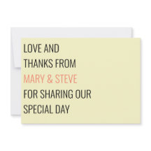 Minimale Cream Simple Big and Bold Wedding