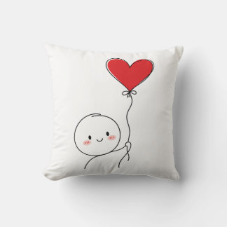 Minimale Cute Love Doodle Kussen