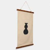 Minimale dampen hangend wandkleed (Gebogen)