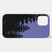 Minimale dennenboomsilhouet Cas Case-Mate iPhone Case (Achterkant (horizontaal))