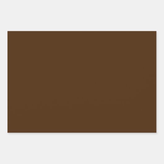 Minimale donkerbruine, stevige kleurenkerst inpakpapier vel (Voorkant 2)