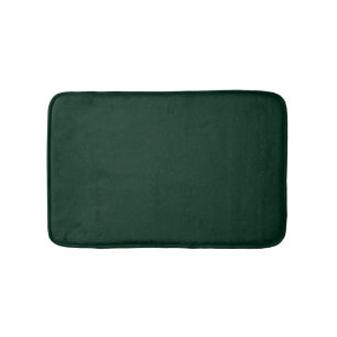 Minimale, donkerdengroene vaste elegant badmat