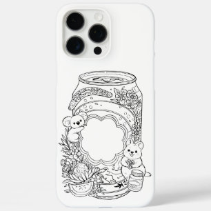 Minimale Donkere Horror Ogen in de Duisternis iPhone 16 Pro Max Hoesje