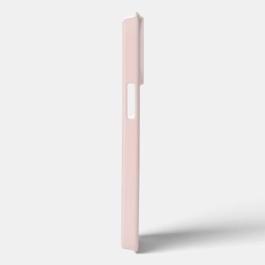 Minimale douanenaam monogram zwart roze Case-Mate iPhone case (Achterkant / Rechts)