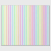 Minimale driekleurige meerkleurige regenboog cadeaupapier (Vlak)