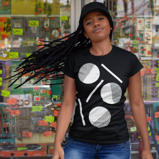 Minimale drijfzalen t-shirt