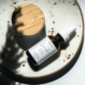 Minimale Dropper Fles Productlabels Etiket