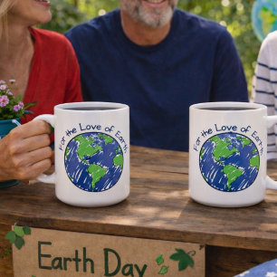 Minimale Eco Blauwe Geschenk Uit Liefde Voor De Aa Koffiemok