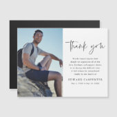 Minimale Eenvoudige begrafenisherdenkingsfoto Hart (Voorkant / Achterkant)