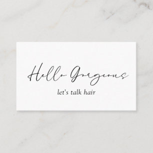 Minimale Eenvoudige QR Code Modern Elegant Visitekaartje