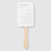 Minimale eenvoudige trouwringen | Blush Pink-progr Handwaaier (Voorkant)