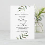 Minimale Eenvoudige Weddenschap Save The Date (Staand voorkant)