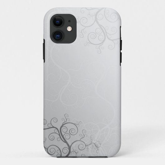 Minimale, eenvoudige zilvergrijze sjabloon - pas a Case-Mate iPhone case (Achterkant)