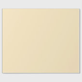 Minimale effen geel #FFECC2 Cadeaupapier (Vlak)