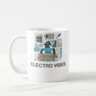 Minimale Electro Vibes Voor Liefhebbers Van Elektr Koffiemok
