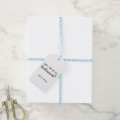 Minimale elegant... ben je mijn Bridesmaid? Cadeaulabel (Met Touw)