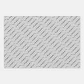 Minimale elegant mam Typografie Moederdag Inpakpapier Vel (Voorkant 3)