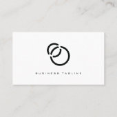 Minimale Elegant Moderne Simple Scan QR-code Visitekaartje (Achterkant)
