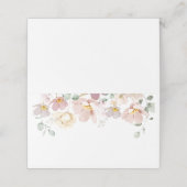 Minimale elegante bruiloft voor wilde bloemen (Buitenkant ongevouwen)