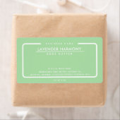 Minimale elegante, eenvoudige, moderne wraparing etiket (Insitu)