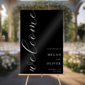 Minimale Elegante Kalligrafie Script Bruiloft Welk Acryl Bord