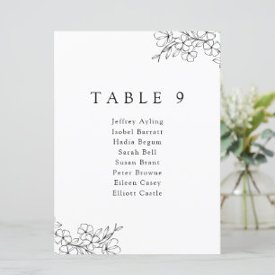 Minimale Elegante Kersenbloesem Zitting Grafiek Ka