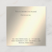 Minimale, elegante luxe logo klantenkaartje (Achterkant)