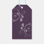 Minimale Elegante Typografie Monogram Initialen Cadeaulabel (Achterkant)