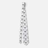 Minimale elektrische gitaar stropdas (Achterkant)