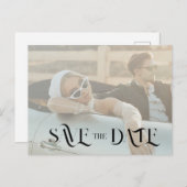 Minimale en chic Save The Date-uitnodiging Uitnodiging Briefkaart (Voorkant / Achterkant)