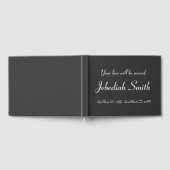 Minimale en elegante begrafenis gastenboek (Volledig)