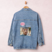 Minimale en grappige aangepaste foto toevoegen met denim jacket (Hangar)