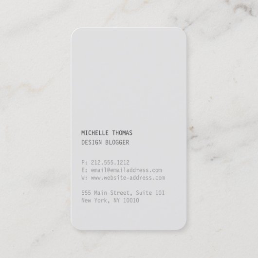 Minimale en moderne Designer Scribble Logo in roze Visitekaartje (Achterkant)