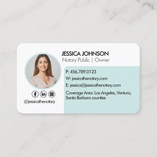 Minimale en moderne QR-code voor deegwaren Visitekaartje (Voorkant)